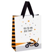 Пакет подарочный 26*32*12см MESHU «Что за лев этот тигр», выб. лак, матовая ламинация