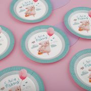Тарелки бумажные MESHU «Сute bunny», 18см, 6шт.