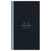 Телефонная книга А5, 80л., 7БЦ, OfficeSpace «Моноколор. Dark», выборочный УФ-лак, с высечкой