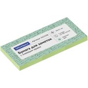 Самоклеящийся блок OfficeSpace, 38*51мм, 3 блока по 100л., зеленая пастель