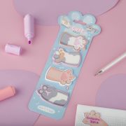 Флажки-закладкиMESHU «Cute Paws»,  20л*4 цвета, европодвес