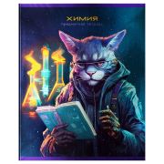 Тетрадь предметная 48л. BG «Мир будущего» - Химия, металлизированный картон