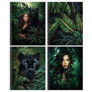 Тетрадь 96л., А5, клетка на гребне BG «Tropic style», матовая ламинация, тиснение фольгой, твердая обложка