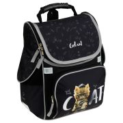 Ранец ArtSpace Junior «Cat on black» 37*28*21см, 1 отделение, 3 кармана, анатомическая спинка