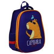 Ранец ArtSpace School Friend «Capybara» 39*30*18см, 2 отделения, 2 кармана, анатомическая спинка