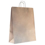 Пакет бумажный «Крафт» с кручеными ручками, 35*15*45см, 70г/м2