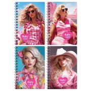 Записная книжка А6 80л. на гребне BG «Pink girls»