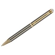 Ручка шариковая Luxor «Ellan» синяя, 1,0мм, корпус черный/золото, поворотный механизм, футляр
