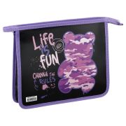 Папка для тетрадей 1 отделение, А5, ArtSpace «Have Fun», пластик, на молнии
