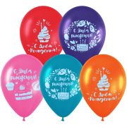 Воздушные шары,  10шт., М12/30см, MESHU «Sweet day», пастель, ассорти