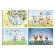 Альбом для рисования 40л., А4 на гребне BG «Мои истории»