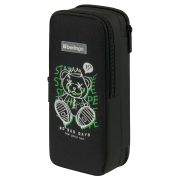 Пенал 2 отделения, 205*80*55 Berlingo «No bad days», полиэстер, внутренний органайзер, магнит