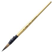 Кисть художественная синтетика Гамма «GOLD BRUSH», круглая №8, французское крепление, короткая ручка