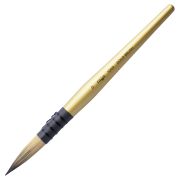 Кисть художественная синтетика Гамма «GOLD BRUSH», круглая №12, французское крепление, короткая ручка