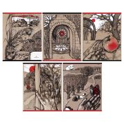 Тетрадь 48л., А5, клетка Greenwich Line «Graphic drawing», матовая ламинация, 70г/м2