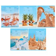 Тетрадь 18л., клетка BG «Holidays», выб.лак