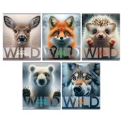 Тетрадь 48л., А5, клетка BG «Wild», суперэконом