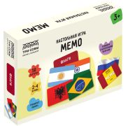 Игра настольная ТРИ СОВЫ «Мемо. Флаги », 50 карточек, картонная коробка