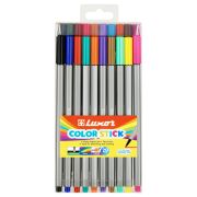 Фломастеры Luxor «Color Stick», 20цв., смываемые, ПВХ, европодвес