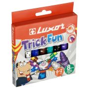 Фломастеры Luxor «Trick Fun », меняющие цвет, утолщенные, 06цв.+2, 8шт., картон, европодвес