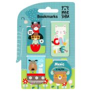 Закладки магнитные для книг, 4шт., MESHU «Best friends», матовая ламинация