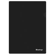 Папка-уголок Berlingo «Soft Touch», А4, 200мкм, софт-тач, черная