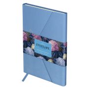 Ежедневник недатированный, А5, 136л., твердый переплет, кожзам, Greenwich Line «Envelope. Lavender», на кнопке