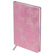 Ежедневник недатированный, А5, 136л., кожзам, BG «Shimmer. Pink», розовый, голографический срез