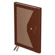 Ежедневник недатированный, А5, 136л., твердый переплет, кожзам, BG «Clutch. Sangria», сангрия, внешний карман