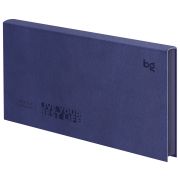 Еженедельник недатированный, 64л., мягкий переплет, кожзам, BG «Waltz.Blue», цветной срез