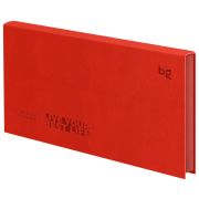 Еженедельник недатированный, 64л., мягкий переплет, кожзам, BG «Waltz.Scarlet red», цветной срез