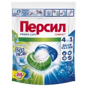 Капсулы для машинной стирки Персил «Power caps. Свежесть от Вернель», 4в1, 28шт*15г