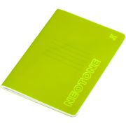 Записная книжка А6 50л. на сшивке BG «Neotone», желтый, фактурное тиснение, блок в точку 80г/м2