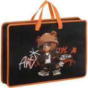 Папка для чертежей и рисунков А3 ArtSpace «Cool Bear», пластик, 85мм, на молнии