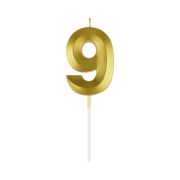 Свеча для торта с держателем MESHU «Цифра »9