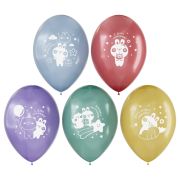 Воздушные шары, 25шт., М12/30см, MESHU «Happy day», пастель, ассорти