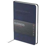 Ежедневник недатированный, А5, 136л., мягкий переплет, кожзам, BG «Business. Navy blue», темно-синий