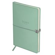 Ежедневник недатированный, А5, 136л., твердый переплет, кожзам, BG «Pastel. Teal», бирюзовый, на резинке