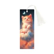 Закладка для книг 3D с линейкой, 150*55мм, ArtSpace «Cute kitten», декоративный шнурок