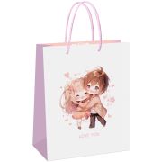 Пакет подарочный 26*32*12см MESHU «Pretty»,  глянцевая ламинация