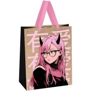 Пакет подарочный 18*23*10см MESHU «Anime girl», крафт