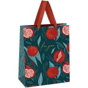 Пакет подарочный 18*23*10см MESHU «Pomegranate », фольга, выборочный лак, матовая ламинация