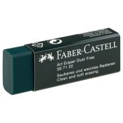 Ластик Faber-Castell «Dust-Free», прямоугольный, картонный футляр, 45*22*13мм, темно-зеленый