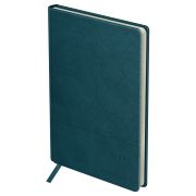 Ежедневник недатированный, А5, 136л., твердый переплет, кожзам, BG «Pattern. Dark teal», бирюзовый