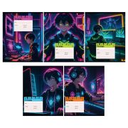 Тетрадь 12л., клетка BG «Gamer», выб.лак