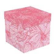 Коробка складная подарочная MESHU «Flowers», (15*15*15см)
