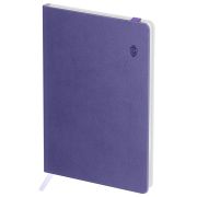 Записная книжка А6 80л. ЛАЙТ, кожзам, Greenwich Line «Classic. Lilac», с резинкой, фактурное тиснение, блок в клетку