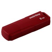 Память Smart Buy «Clue»  8GB, USB 2.0 Flash Drive, бордовый