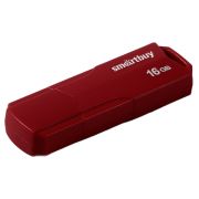 Память Smart Buy «Clue»  16GB, USB 2.0 Flash Drive, бордовый