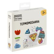 Термомозаика ТРИ СОВЫ «Пицца», набор инструментов и аксессуаров, трафареты, картонная коробка
